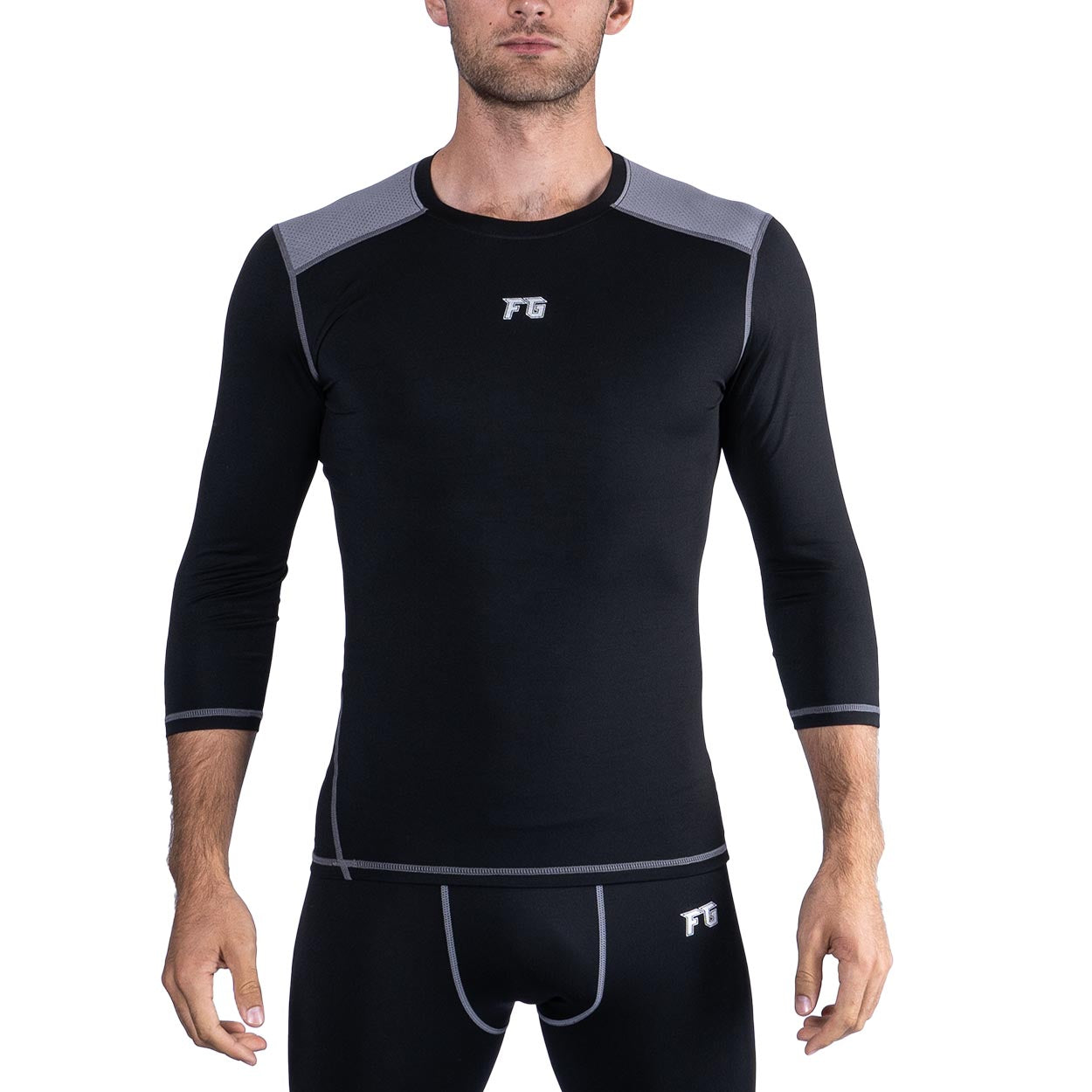 CombatX Summer 3/4 Compression Shirt - Adult Male - Frost Gear Sports