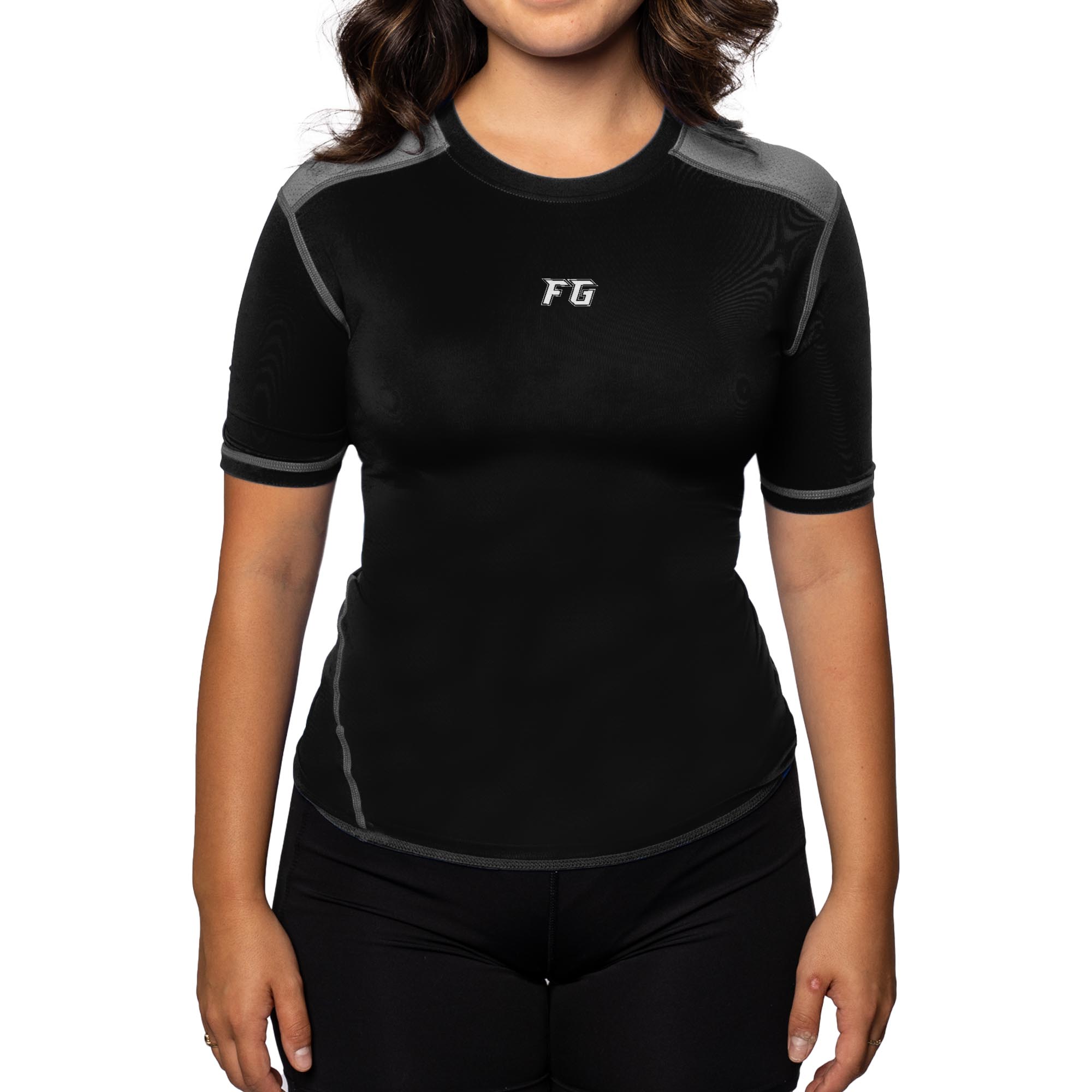 SPORX Women's Compression Shirt Black
