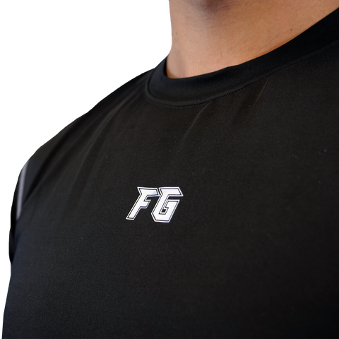 Men's Baselayer Compression Shirt- Black SP516 – COOLOMG - Football  Baseball Basketball Gears